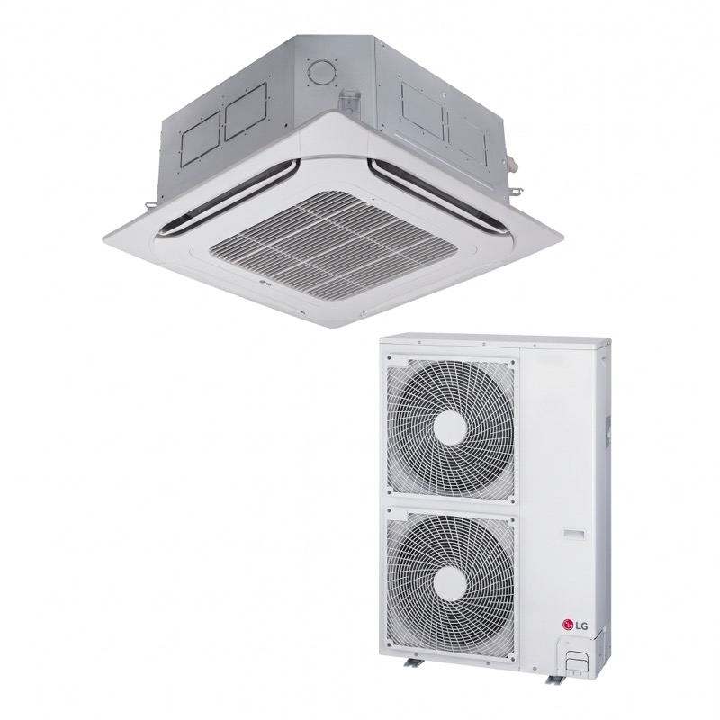 LG Cassette de techo 4 vías + unidad exterior